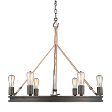  1048-6 GMT - Chatham 6 Light Chandelier in Gunmetal Bronze